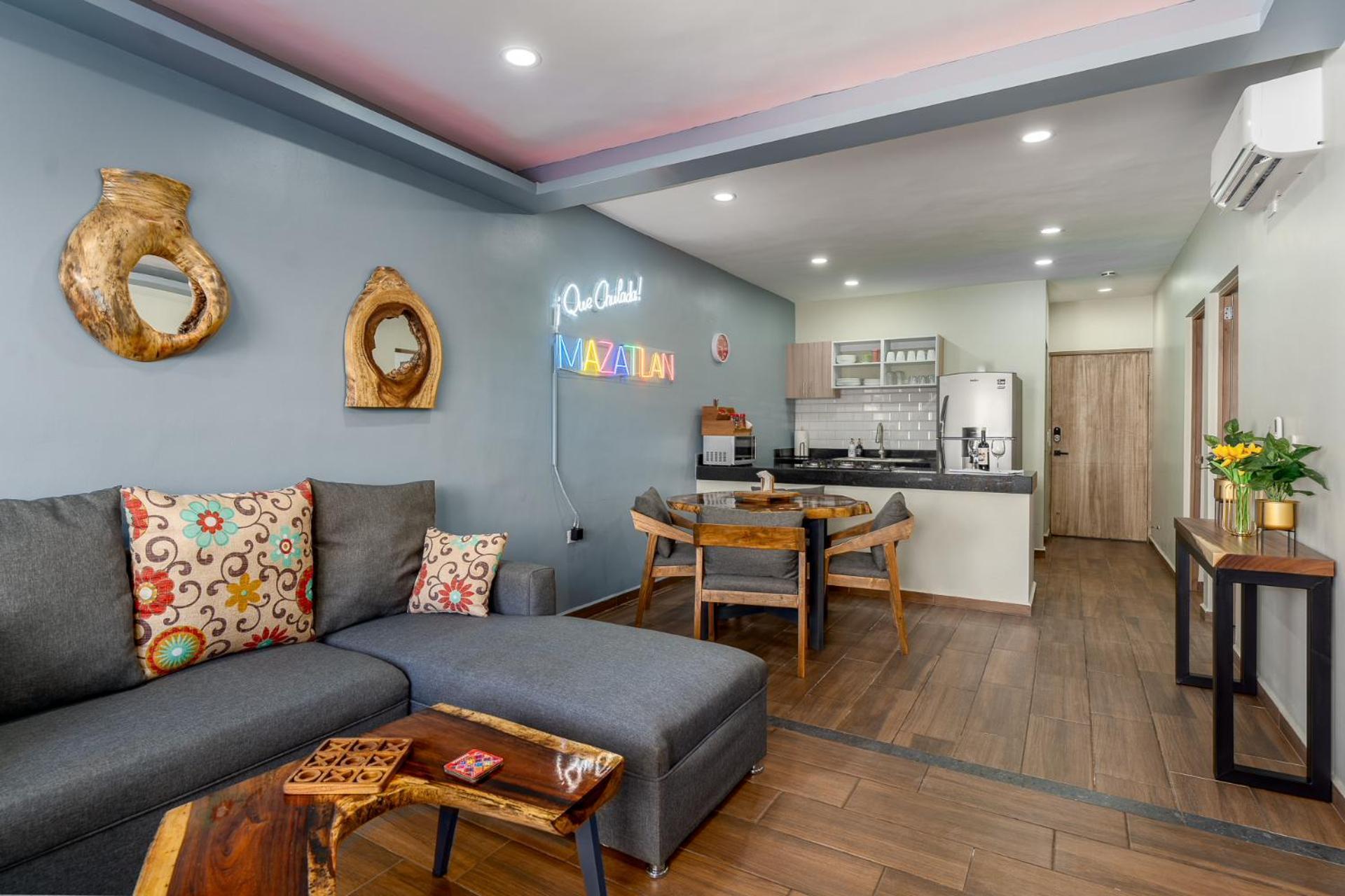 New & Comfy, 5 Star Area, Walk 2 Beach, Pool, Views, King Bed Mazatlan Dış mekan fotoğraf